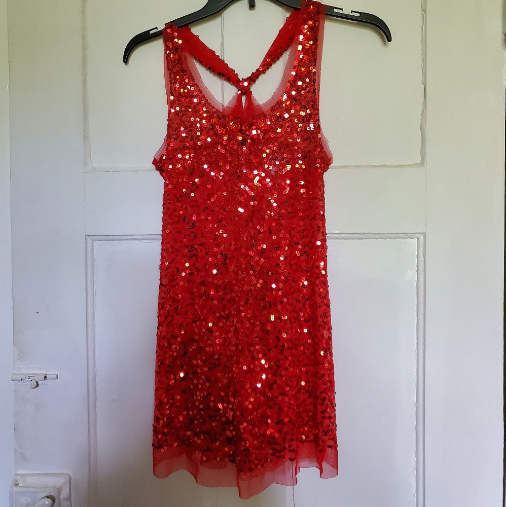 Sequin tank top